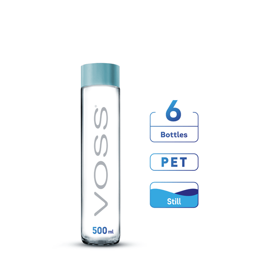 VOSS Still Water Pet 500 ml (6 bottles per pack)