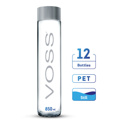 Custom VOSS 850 ml Still Pet (12 bottles per pack)