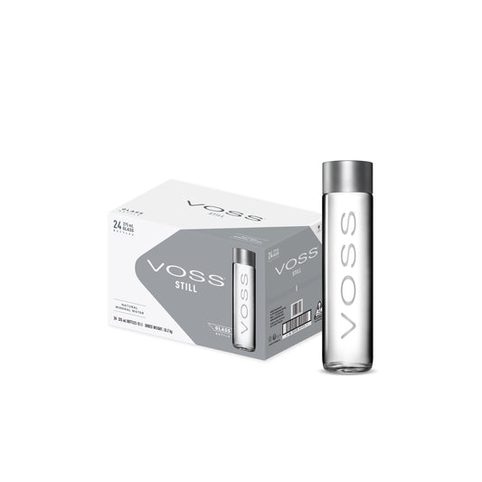 375 ml still – glass – 24 bottles - Voss Direct - A division of BinHendi Enterprises - Voss Water- Sparkling Water- Still Water- voss mineral water-mineral water-voss artesian still water-artesian still water-artesian water